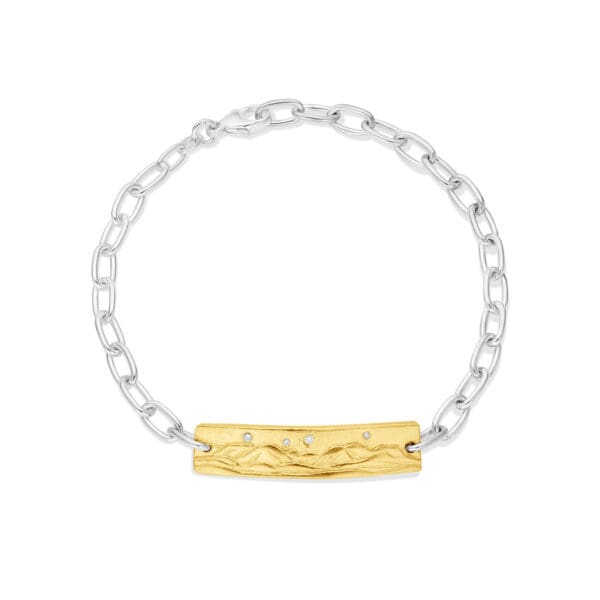 Astral Peaks Bracelet: Dual Tone