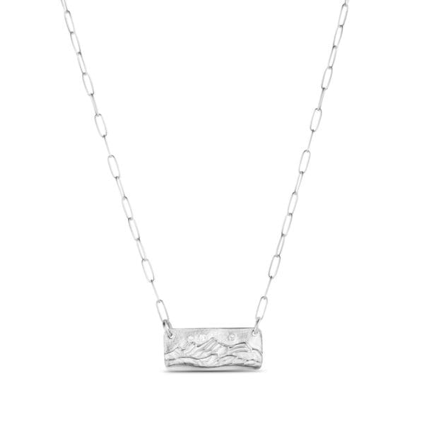 Astral Peaks Necklace: Silver