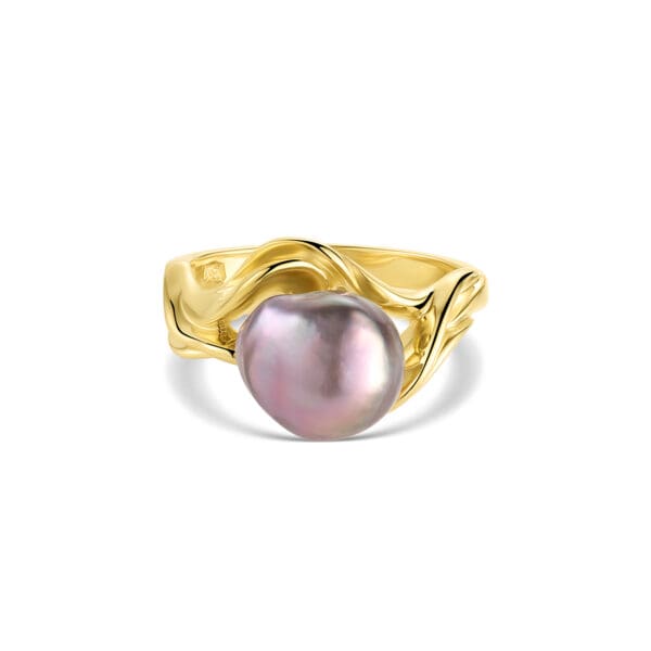 Baroque Cortez Pearl Wave Ring