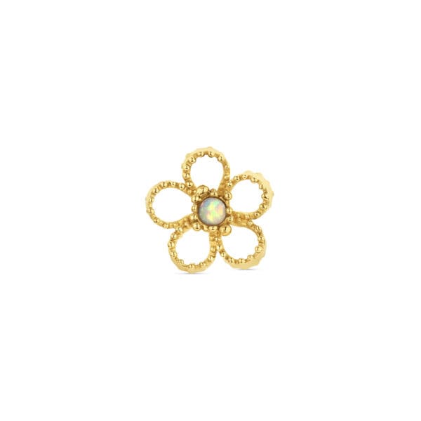 Boheme Flower Pendant: Yellow Gold