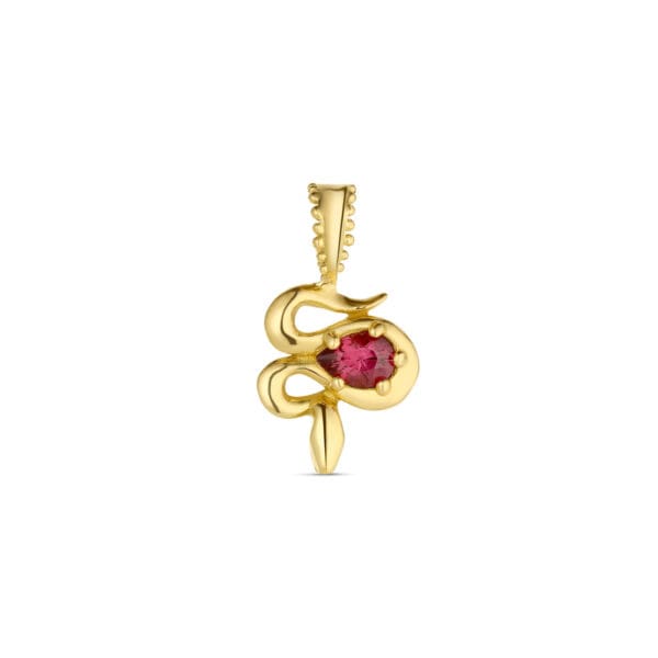 Garnet Serpent Charm