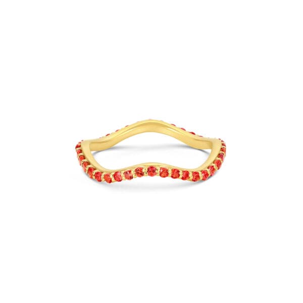 Short Lull Band: Orange Sapphire