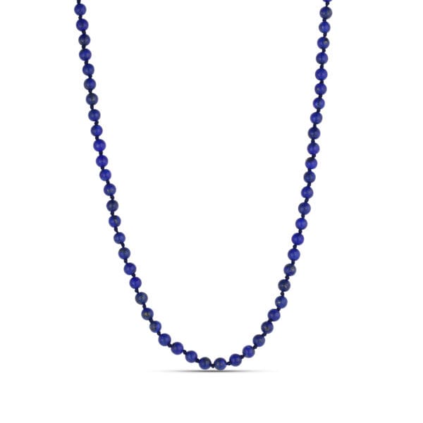 14kt Lapis Bead Necklace