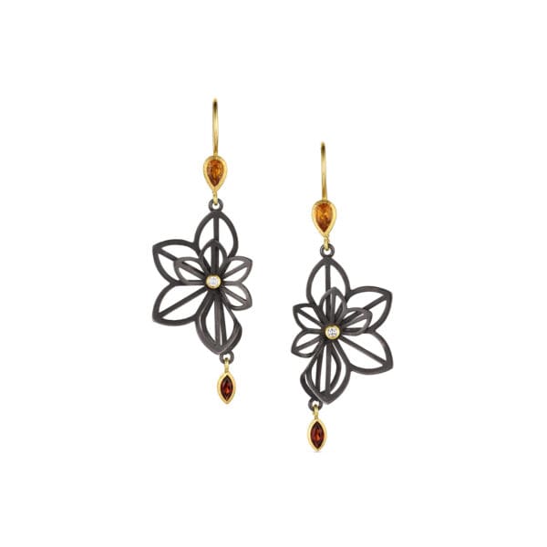 Petite Double Fold Anise Earrings