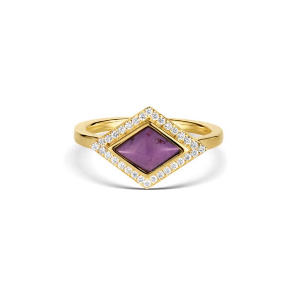 Purple Jade Mantle Ring