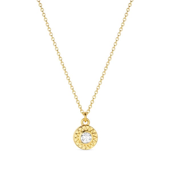 Sunburst Necklace: Diamond