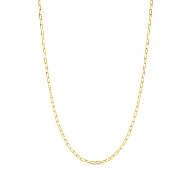 14kt Fairmined Gold 16-inch Paperclip Chain
