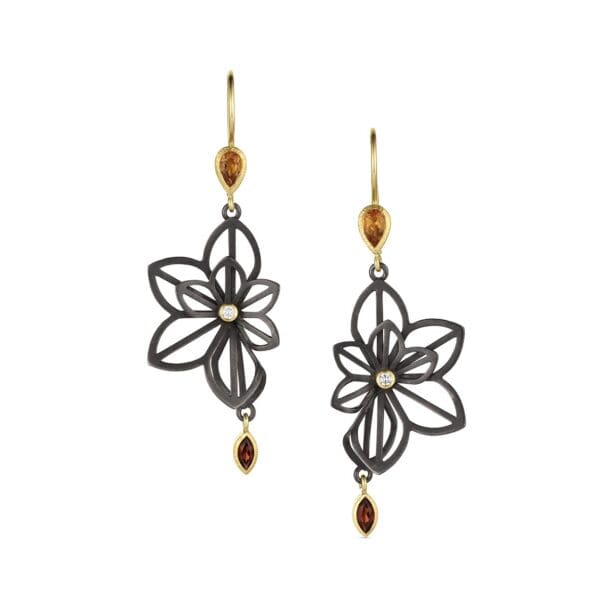 Petite Double Fold Anise Earrings