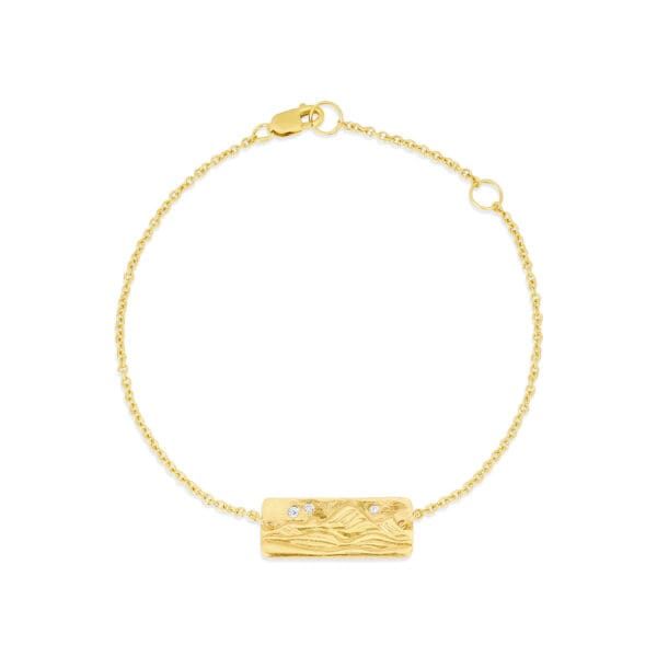 Mini Astral Peaks Bracelet: Gold