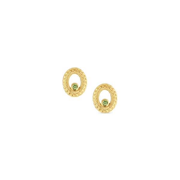 Nancianna Tsavorite Garnet Studs