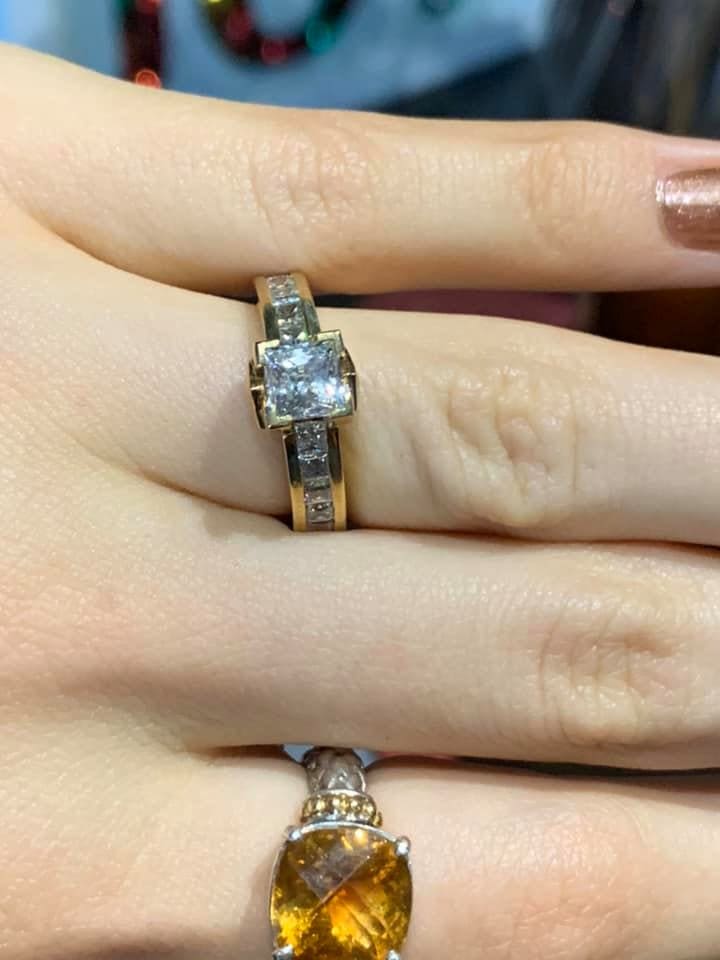 A ring from a project during the Bench Jewelry course at GIA. Photos by Chloe Beaumont.